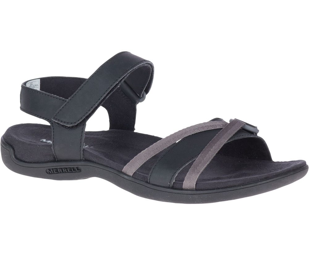 Sandalias Mujer - Merrell District Kindra Strap - Negras - NMEG-09856